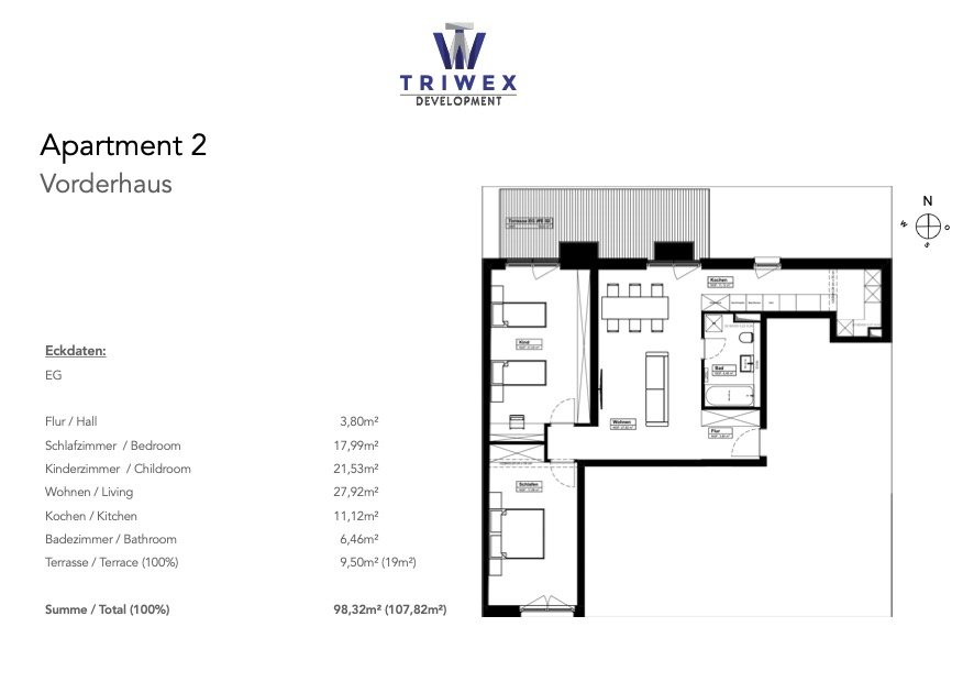 Erstbezug im Grünen: Hochwertige 3-Zimmer-Gartenwohnung – provisionsfrei direkt vom Bauträger!