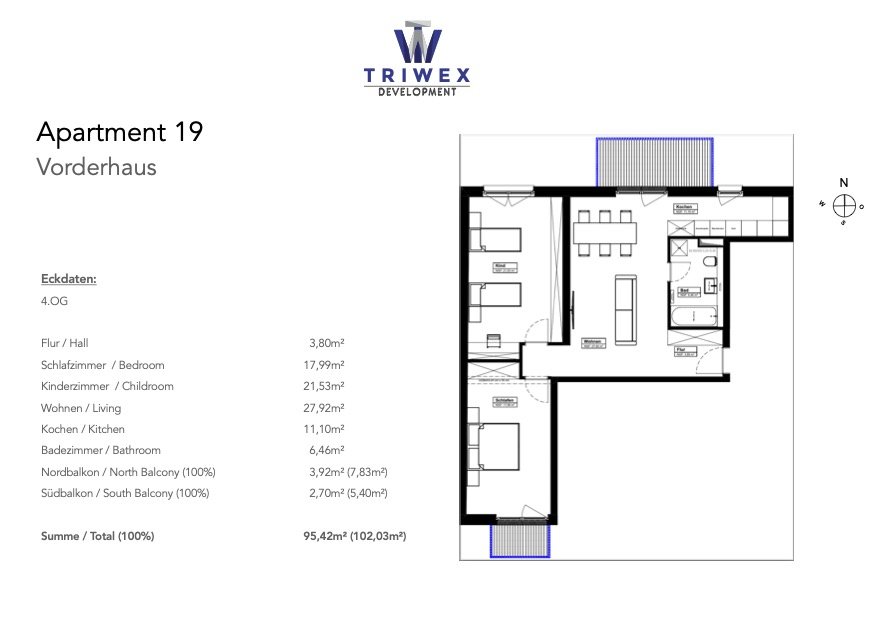 Wohnen mit Stil und Weitblick – Traumhafte 3-Zimmerwohnung mit zwei Balkonen!