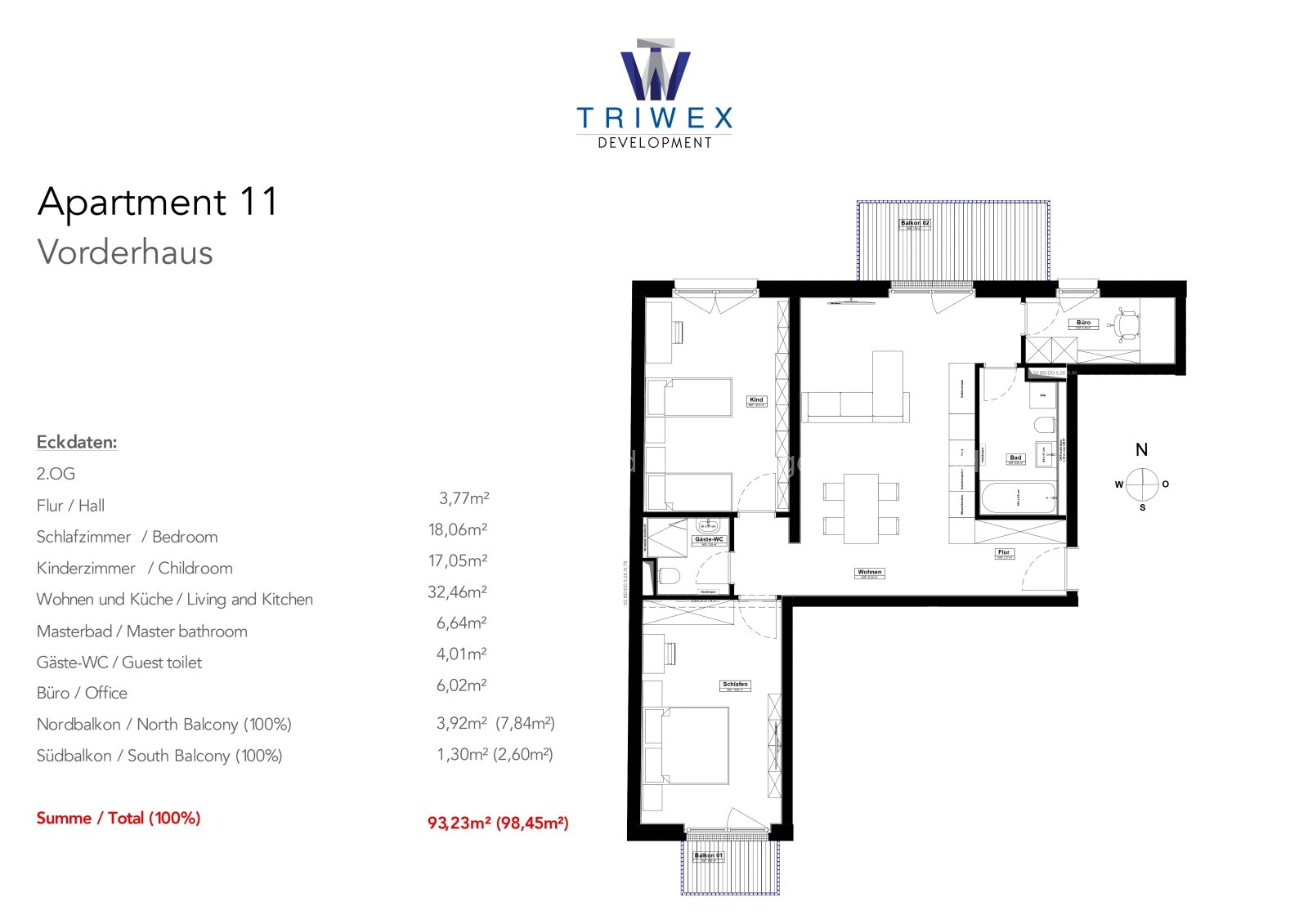 Modernes Wohnambiente mit Stil – 3,5 Zimmer mit 2 Balkone!