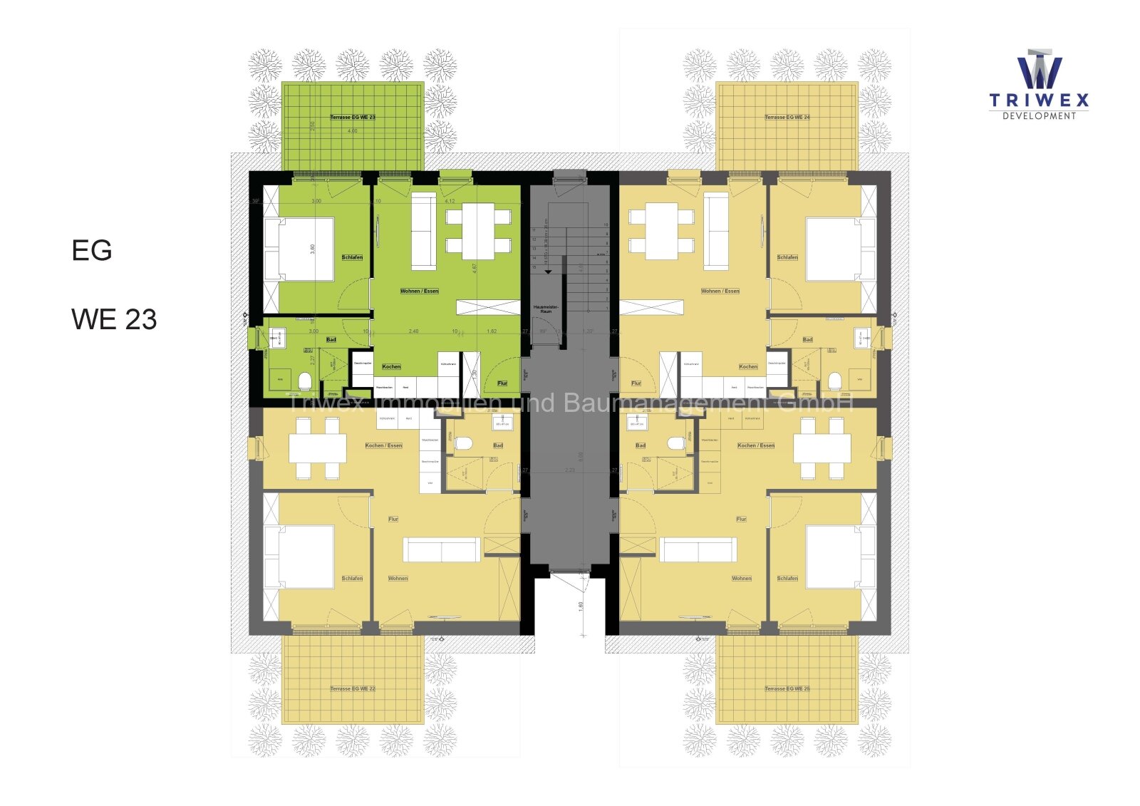 Wohlfühloase auf kleinem Raum – 2 Zimmer mit Terrasse!