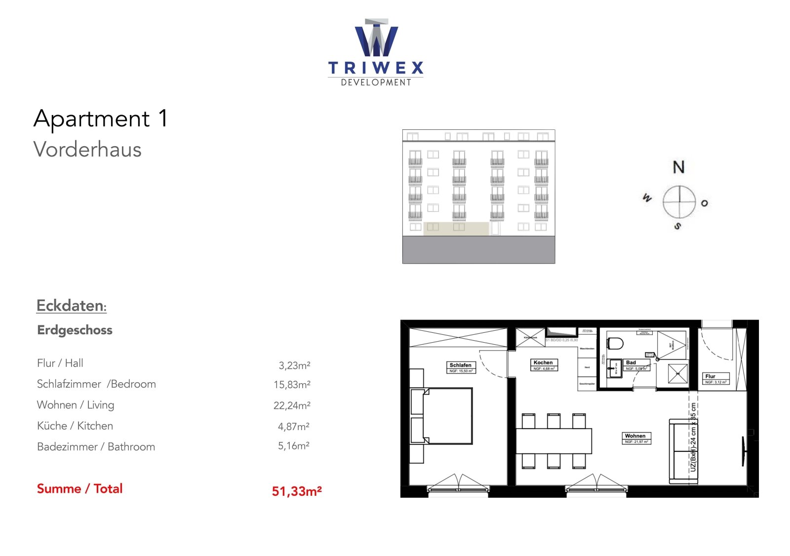 Zentral & ruhig – 2-Zimmerwohnung mit Charme, mitten in Berlin!